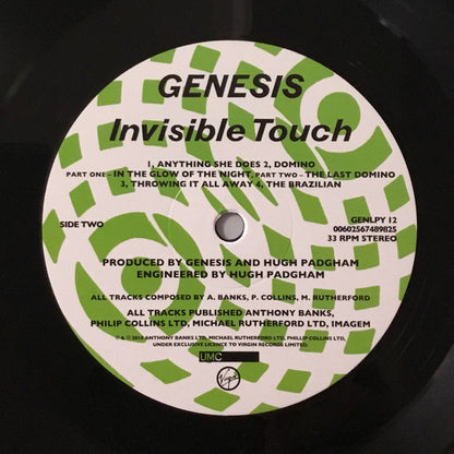 Genesis : Invisible Touch (LP, Album, RE, Hal)