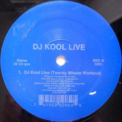 DJ Kool : Twenty Minute Workout (12")