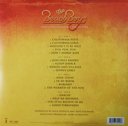 The Beach Boys With The Royal Philharmonic Orchestra : The Beach Boys With The Royal Philharmonic Orchestra (2xLP, Album, Comp, 180)