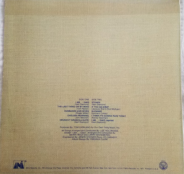 Neil Diamond : Stones (LP, Album, RP)