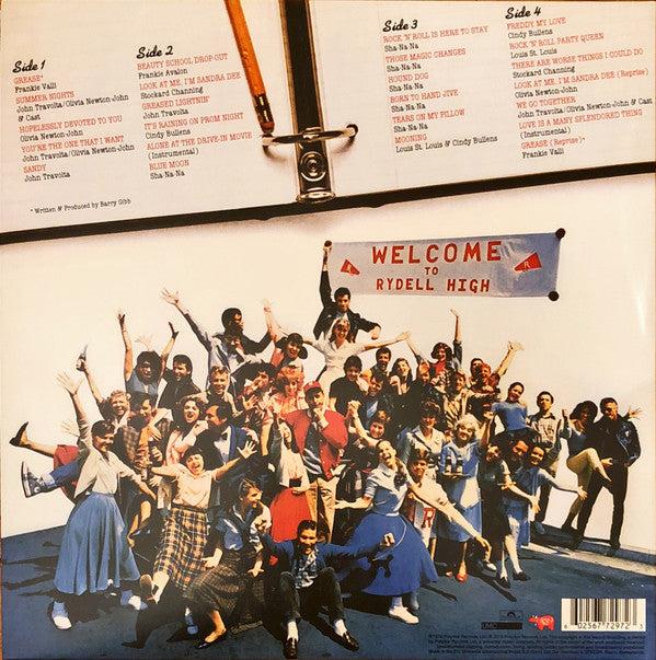 Various : Grease (The Original Soundtrack From The Motion Picture) (2xLP, Album, RE, 40t)
