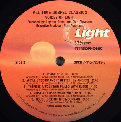 The Voices Of Light : All Time Gospel Classics Volume 1 (LP)