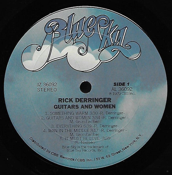 Rick Derringer : Guitars And Women (LP, Album)