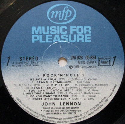 John Lennon : Rock 'N' Roll (LP, Album, RE)