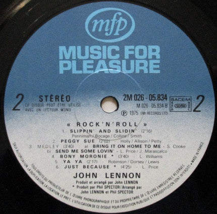 John Lennon : Rock 'N' Roll (LP, Album, RE)
