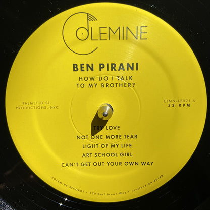 Ben Pirani : How Do I Talk To My Brother? (LP, Album)