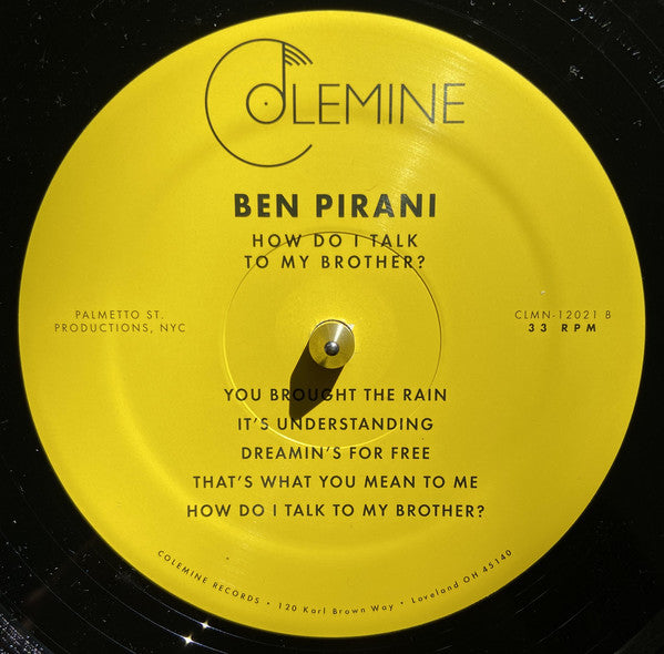 Ben Pirani : How Do I Talk To My Brother? (LP, Album)