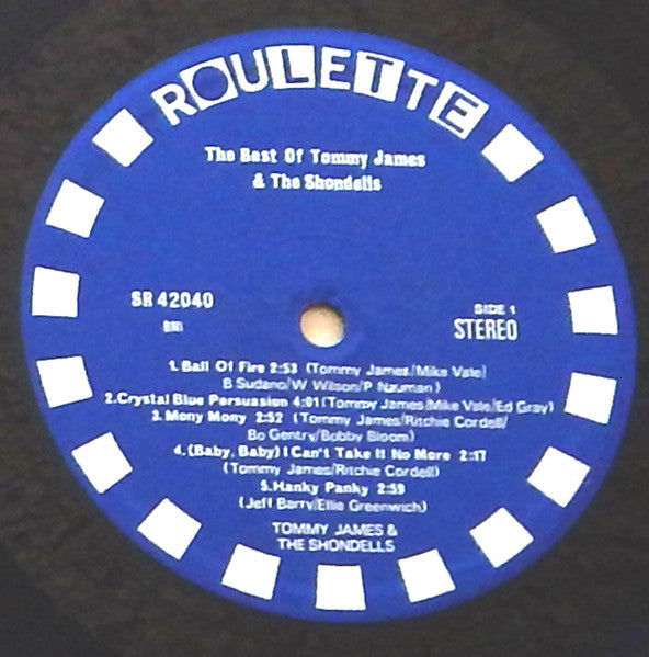 Tommy James & The Shondells : The Best Of Tommy James & The Shondells (LP, Comp)