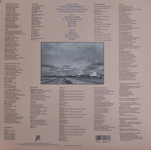 Tirez Tirez : Social Responsibility (LP, Album)