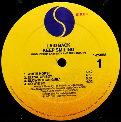 Laid Back : ...Keep Smiling (LP, Album, All)