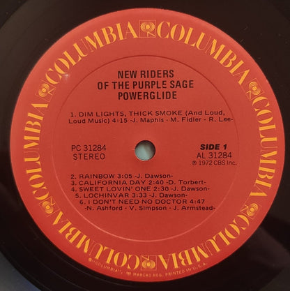 New Riders Of The Purple Sage : Powerglide (LP, Album, RE)