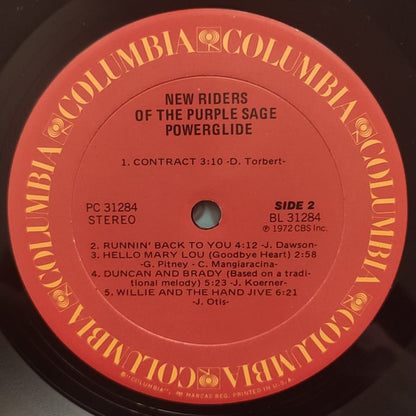 New Riders Of The Purple Sage : Powerglide (LP, Album, RE)
