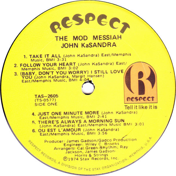 John KaSandra : The Mod Messiah (LP, Album)