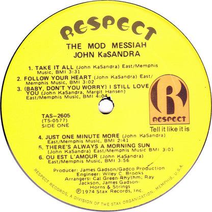 John KaSandra : The Mod Messiah (LP, Album)