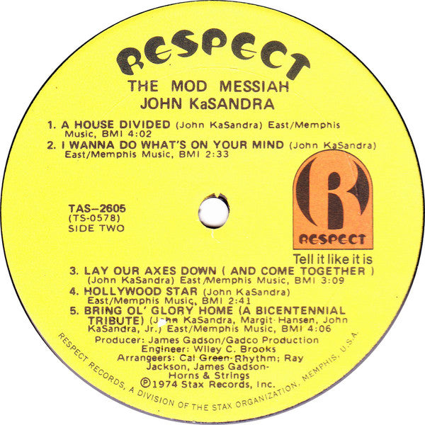 John KaSandra : The Mod Messiah (LP, Album)