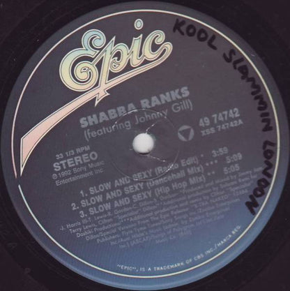 Shabba Ranks : Slow And Sexy (12")