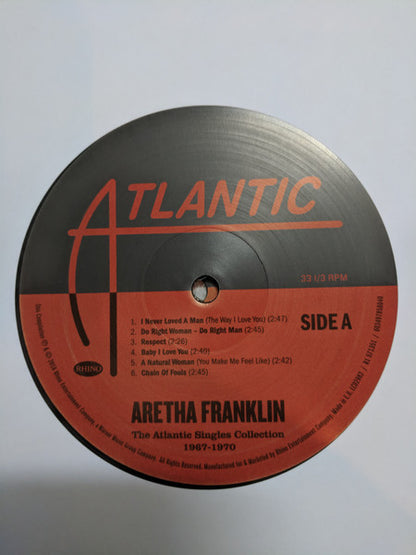 Aretha Franklin : The Atlantic Singles Collection 1967-1970 (2xLP, Comp, Mono, RM)