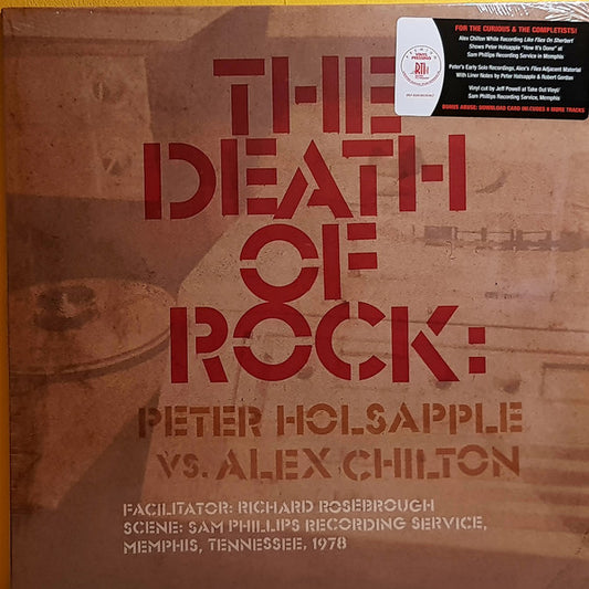 Peter Holsapple, Alex Chilton : The Death Of Rock: Peter Holsapple Vs. Alex Chilton (LP, Album)