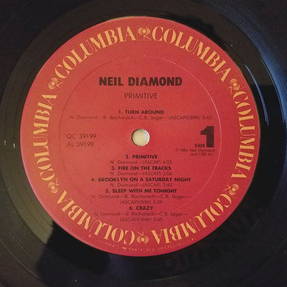 Neil Diamond : Primitive (LP, Album, Car)