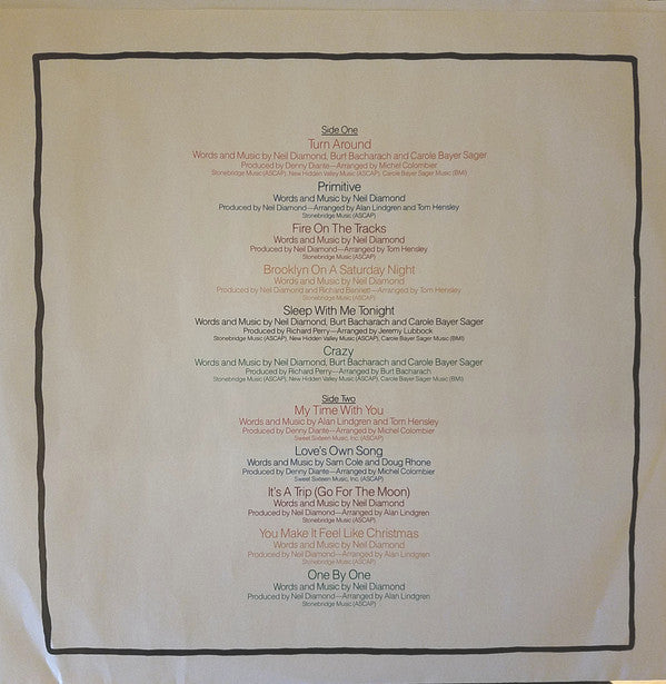 Neil Diamond : Primitive (LP, Album, Car)