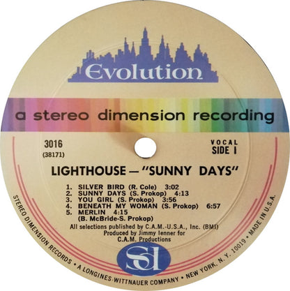 Lighthouse (2) : Sunny Days (LP, Album)