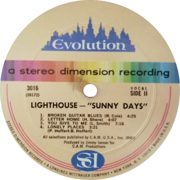 Lighthouse (2) : Sunny Days (LP, Album)