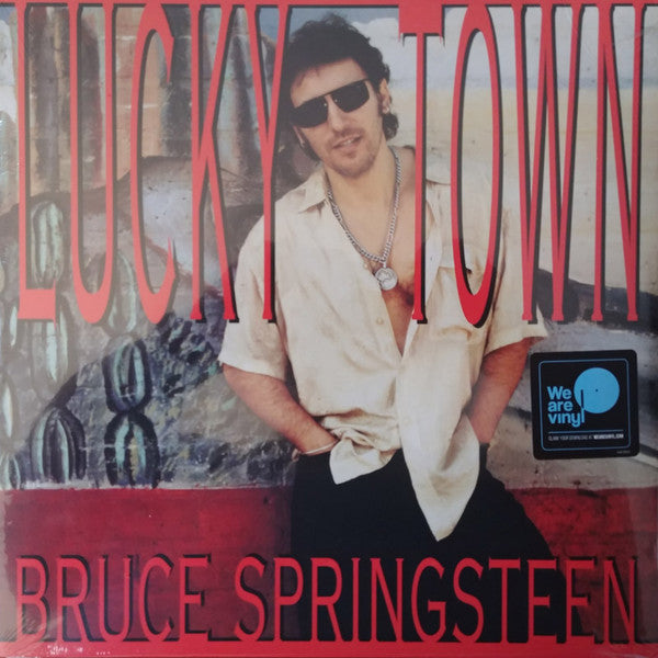 Bruce Springsteen : Lucky Town (LP, Album, RE)