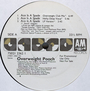 Overweight Pooch : Ace Is A Spade (12", Promo)