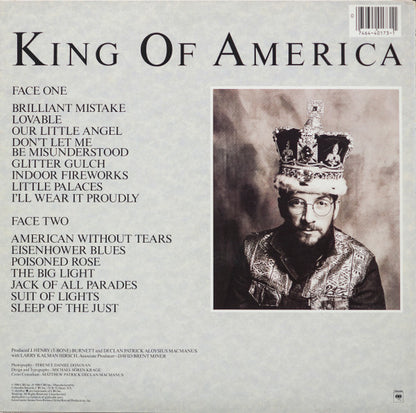 The Costello Show Featuring Elvis Costello : King Of America (LP, Album, Car)