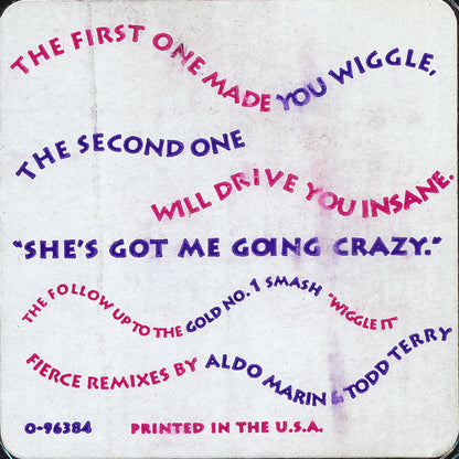 2 In A Room : She's Got Me Going Crazy (12")