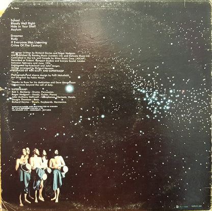 Supertramp : Crime Of The Century (LP, Album)