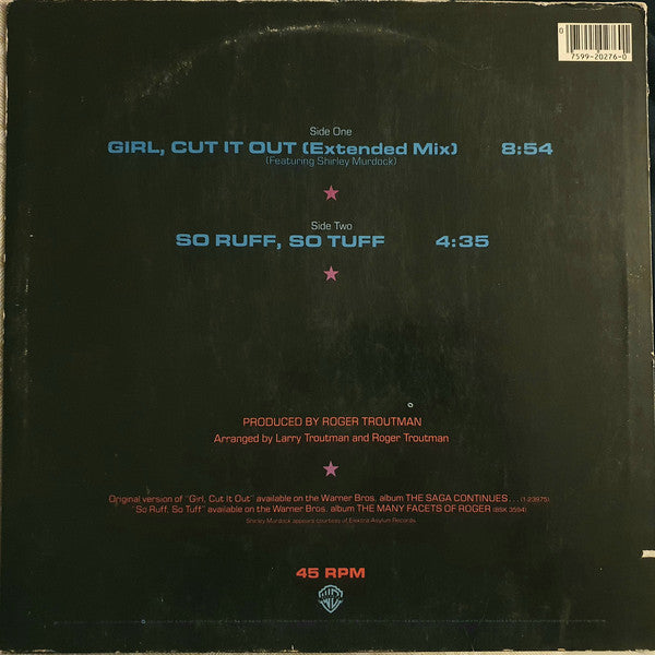 Roger Troutman : Girl, Cut It Out (12", Maxi, Spe)