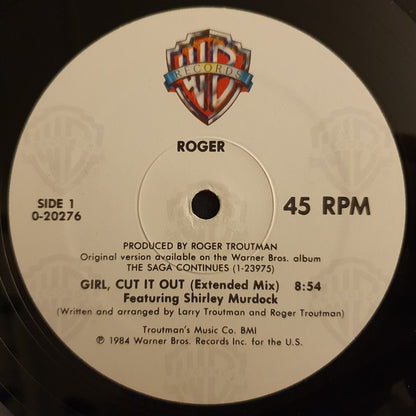 Roger Troutman : Girl, Cut It Out (12", Maxi, Spe)