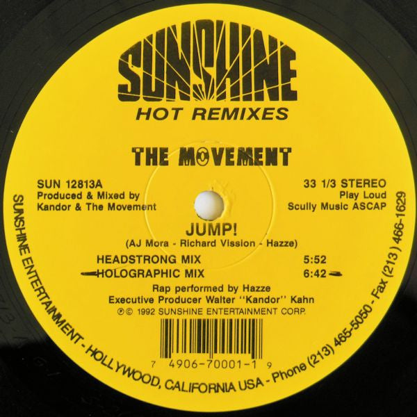 The Movement (3) : Jump! (Hot Remixes) (12")