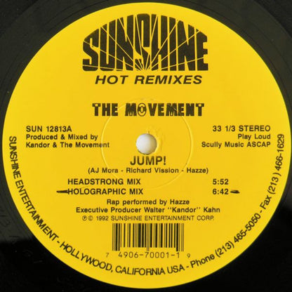 The Movement (3) : Jump! (Hot Remixes) (12")