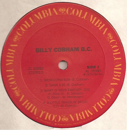 Billy Cobham : B.C. (LP, Album)
