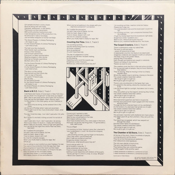 Genesis : The Lamb Lies Down On Broadway (2xLP, Album, RE, Gat)