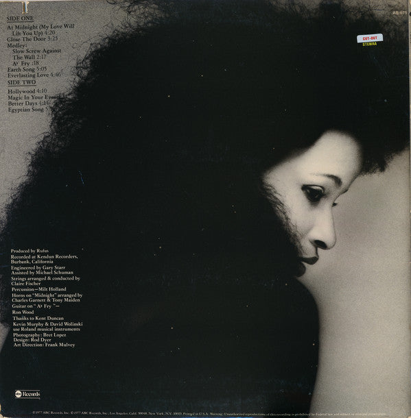 Rufus & Chaka Khan : Ask Rufus (LP, Album, Pit)