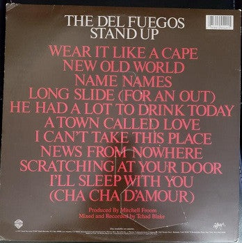 The Del Fuegos : Stand Up (LP, Album, Spe)