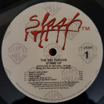 The Del Fuegos : Stand Up (LP, Album, Spe)