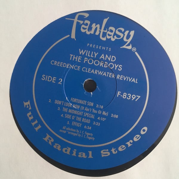 Creedence Clearwater Revival : Willy And The Poor Boys (LP, Album, RE)