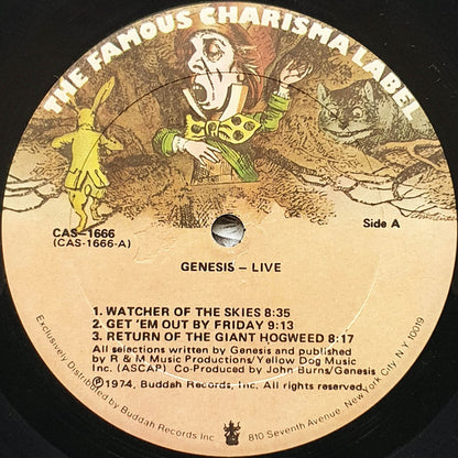 Genesis : Live (LP, Album, RE)