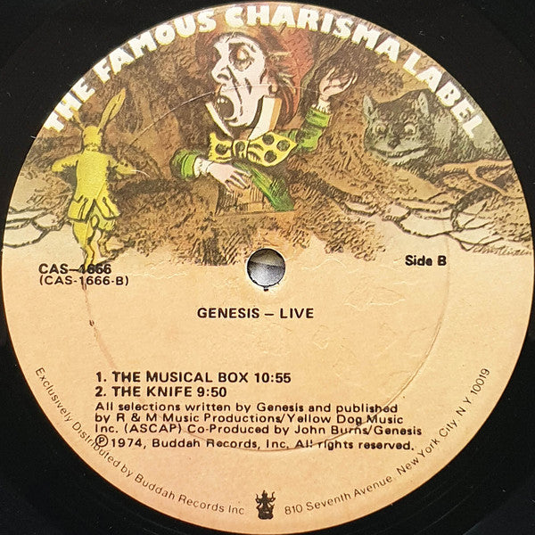 Genesis : Live (LP, Album, RE)