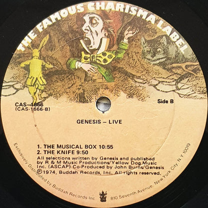 Genesis : Live (LP, Album, RE)