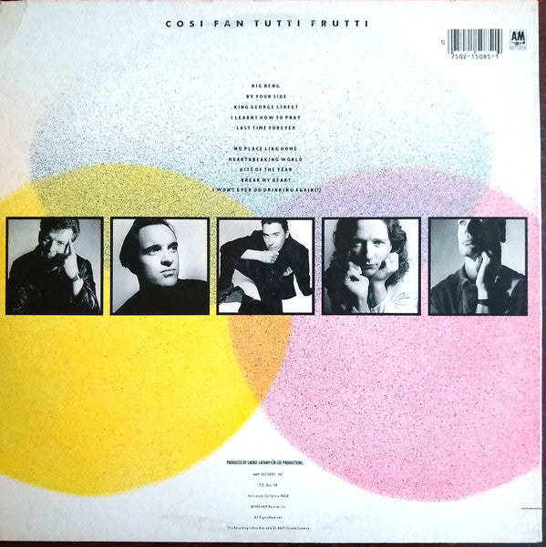 Squeeze (2) : Cosi Fan Tutti Frutti (LP, Album, Ele)