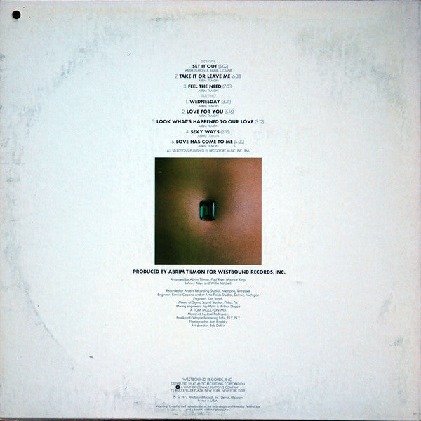 Detroit Emeralds : Feel The Need (LP, Album, MO )
