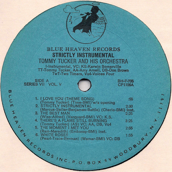 Tommy Tucker And His Orchestra : Strictly Instrumental (LP)