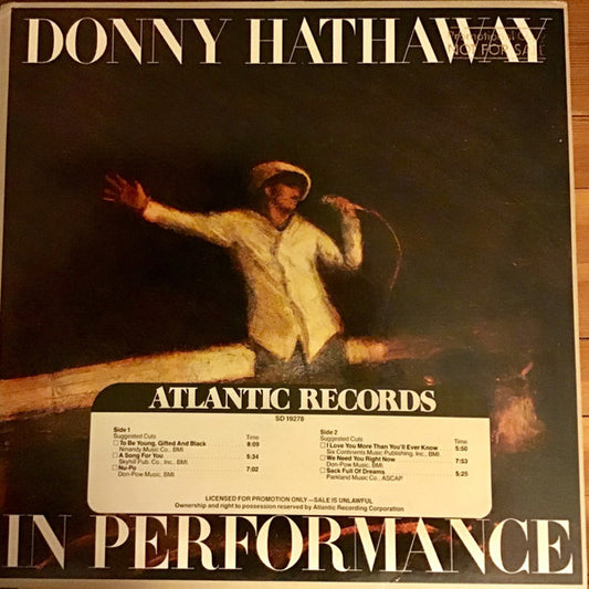 Donny Hathaway : In Performance (LP, Album)