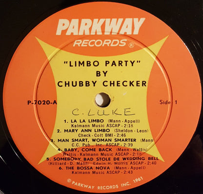 Chubby Checker : Limbo Party (10", Album, Mono)