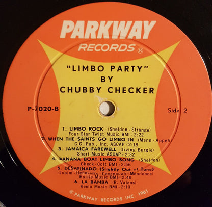 Chubby Checker : Limbo Party (10", Album, Mono)